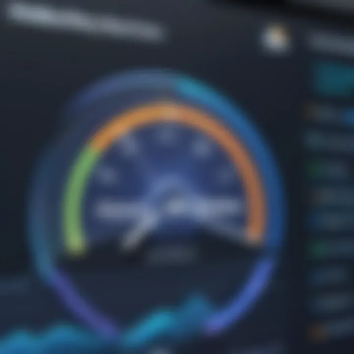Performance comparison graph between standard DNS and Cloudflare DNS