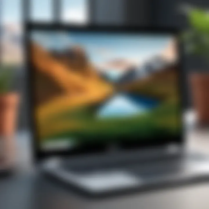 Chromebook displaying multiple applications and multitasking