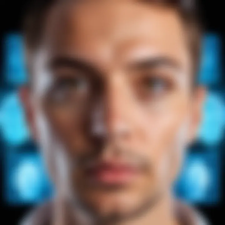 Deepfake Technology in Video Creation Showcasing deepfake technology in action