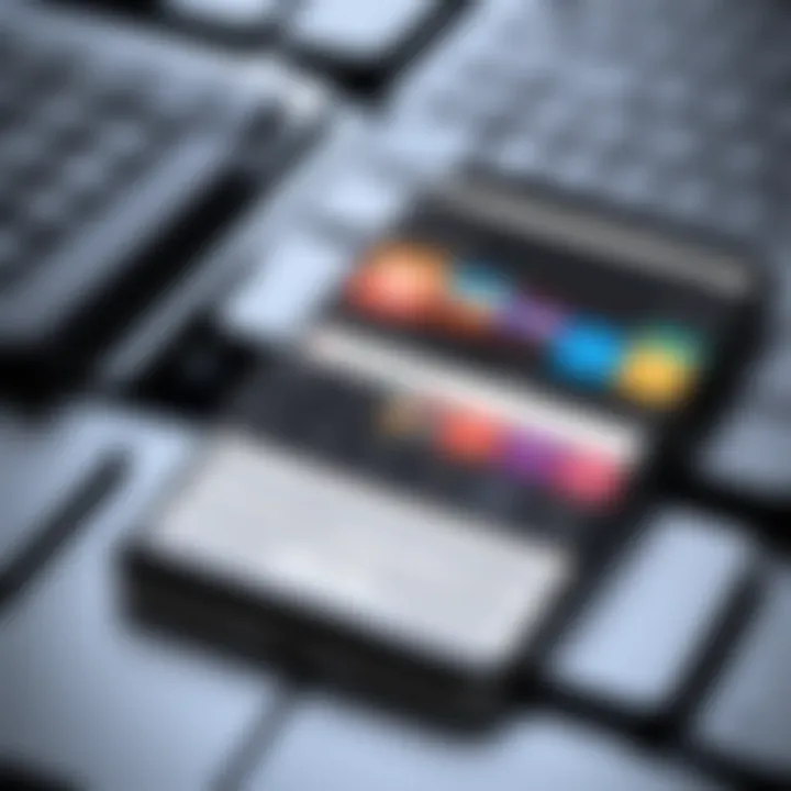 User selecting GIF from keyboard app