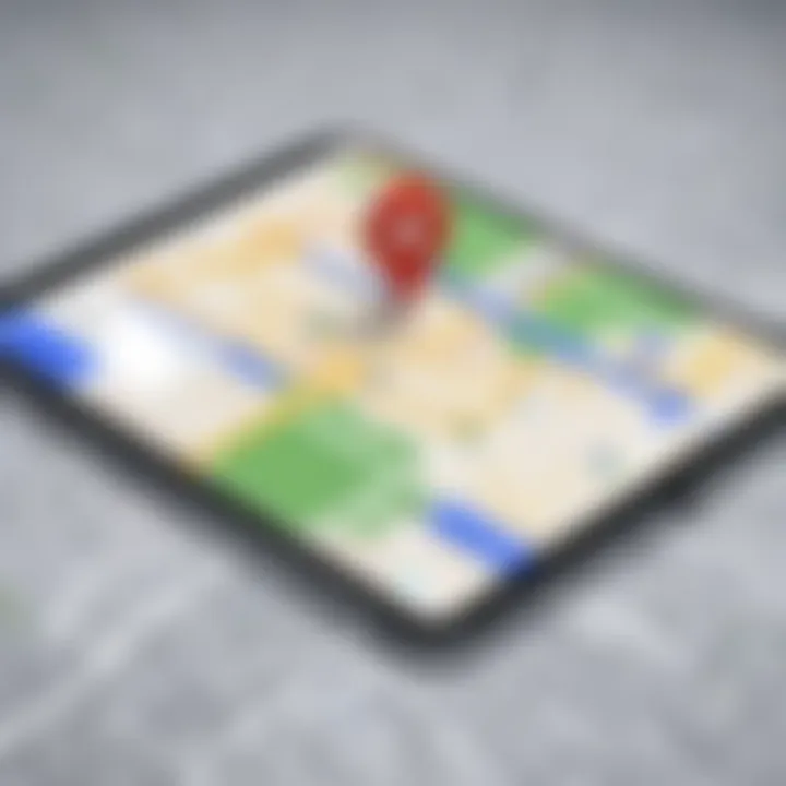 Integration of Google Maps within an app