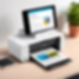 Wireless printer interface on iPad