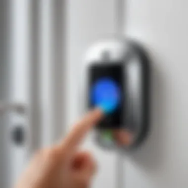 The Future of Home Security: Apple NFC Technology Modern smart home with NFC lock technology