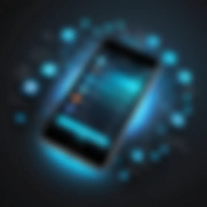 A graphic illustrating integration capabilities of call applications with other services.