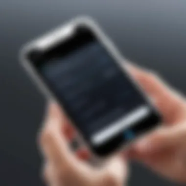 Visual representation of accessibility integration within iOS