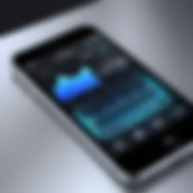 Screenshot depicting a user interface of a popular iPhone radar app