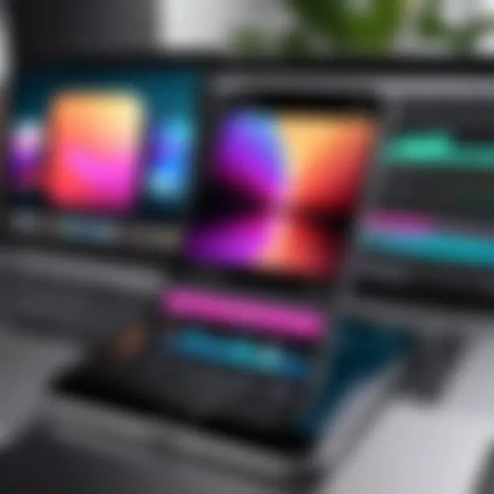 Innovative video editing tools displayed on an iPhone screen