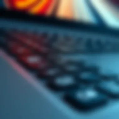 Innovative Keyboard Design of ThinkPad X1 Close-up view of ThinkPad X1 keyboard design