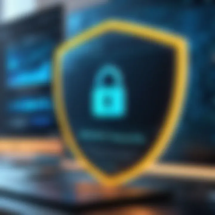 Visual representation of the importance of digital security