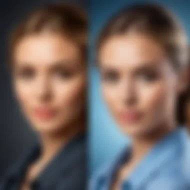Before and After Background Removal Before and after images showcasing background removal