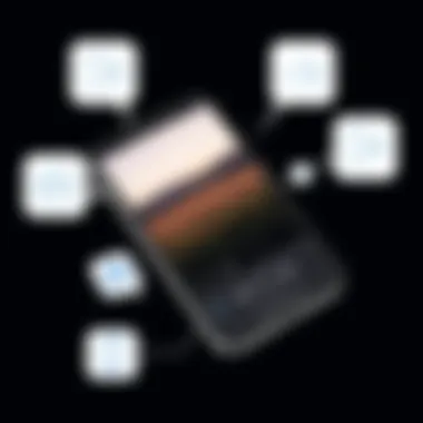 Showcasing photo editing tools on an iPhone