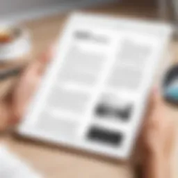 Digital library interface showcasing PDF documents