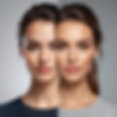 Comparison of images before and after background removal
