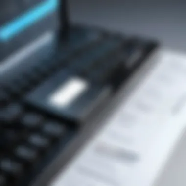 Timer displaying progress during typing exercises