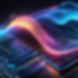 Visual representation of sound wave amplification