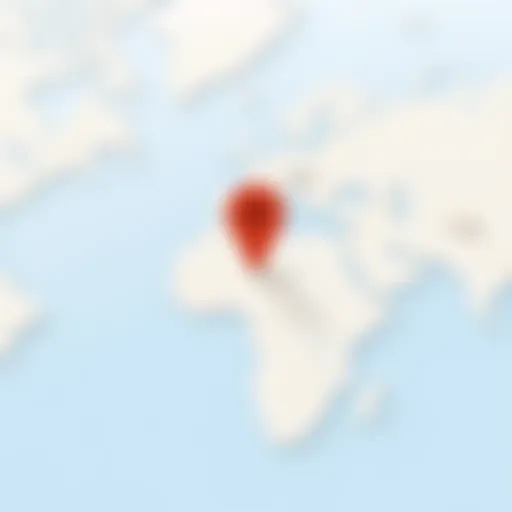 Measuring Area Tool Interface Measuring area tool on Google Maps