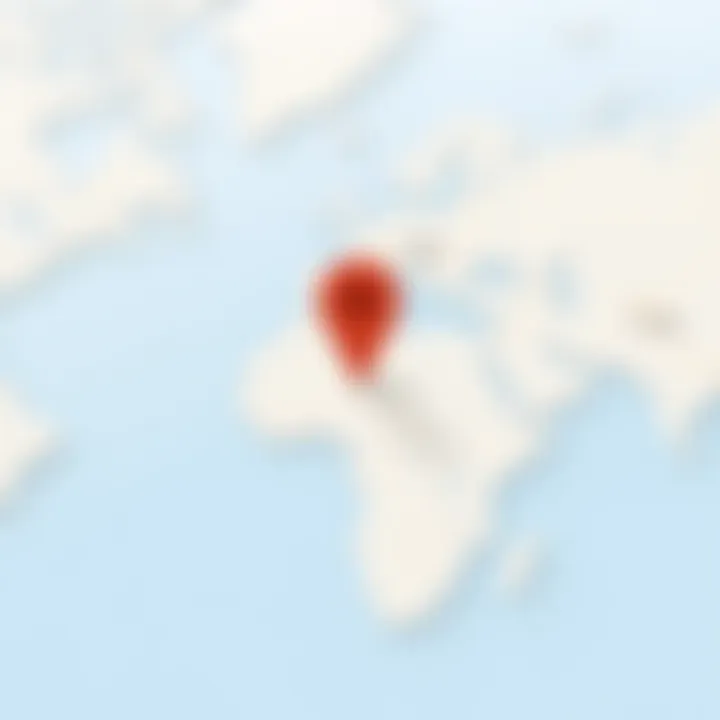 Measuring Area Tool Interface Measuring area tool on Google Maps