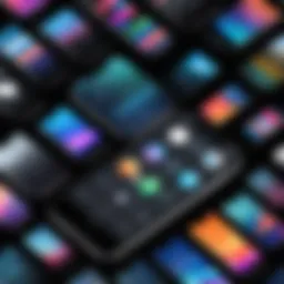 Illustration of iPhone storage management features