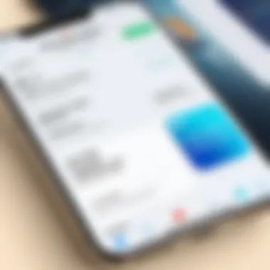 Accessing Subscription Settings on Mobile Mobile device displaying subscription settings