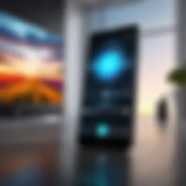 Smartphone controlling television