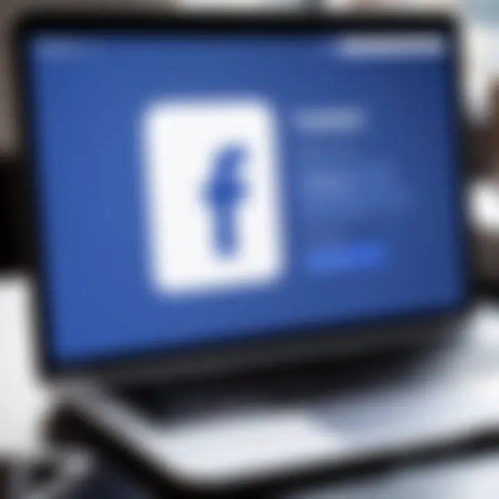 User navigating Facebook interface for videos
