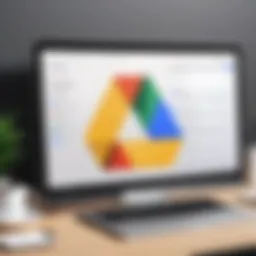 Visual representation of Google Drive interface showcasing duplicate files.