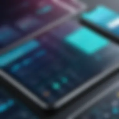 Technology's Role in Widget Acquisition Illustration showcasing technology's influence on widget purchasing decisions