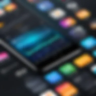Innovative Features of Music Community Apps A graphic representation of music community app features