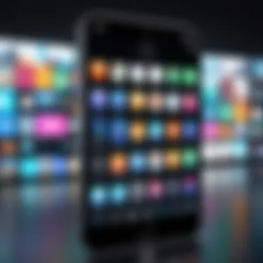 Diverse Video Apps for Enhanced Playback Experience iPhone with Various Video Apps Displayed