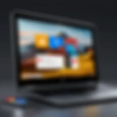 A visual guide illustrating user experience scenarios with Windows applications on Chrome OS.