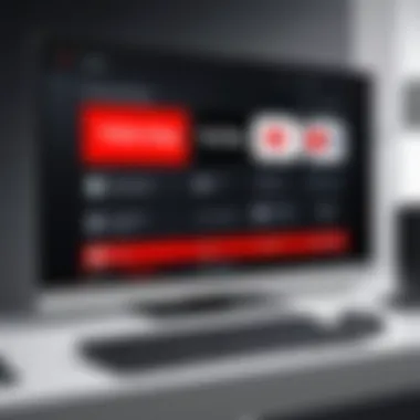 Navigating YouTube TV Settings User navigating YouTube TV settings