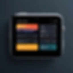 Innovative app interface showing number status