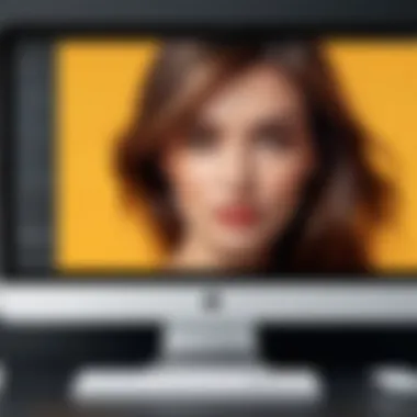 An online tool demonstrating background removal in action