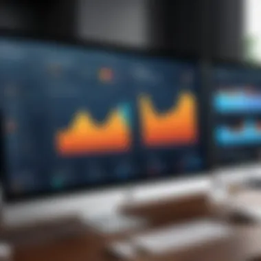 Leveraging Analytics for Enhanced Productivity Close-up of a Mac screen displaying productivity analytics