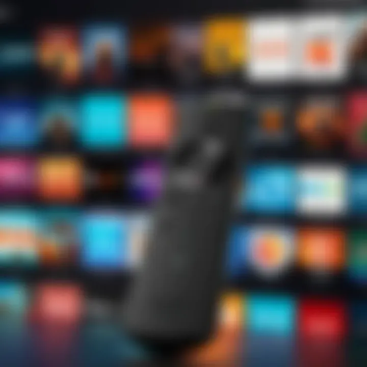 Amazon Fire Stick interface showcasing various apps