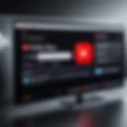 YouTube interface showing audio playback mode