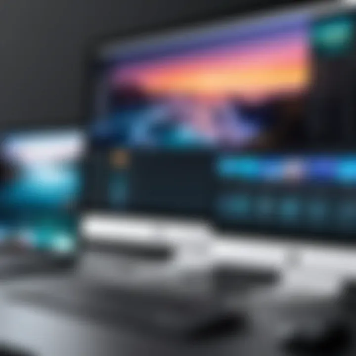 Screenshot of user interface of a popular dual monitor wallpaper application