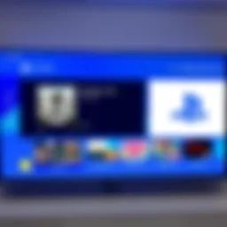 PlayStation 4 Remote Play interface screenshot showing game selection