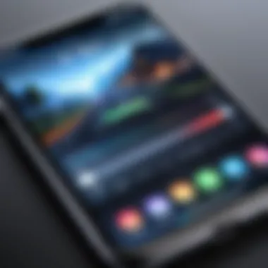 Gameplay recording interface on iPhone