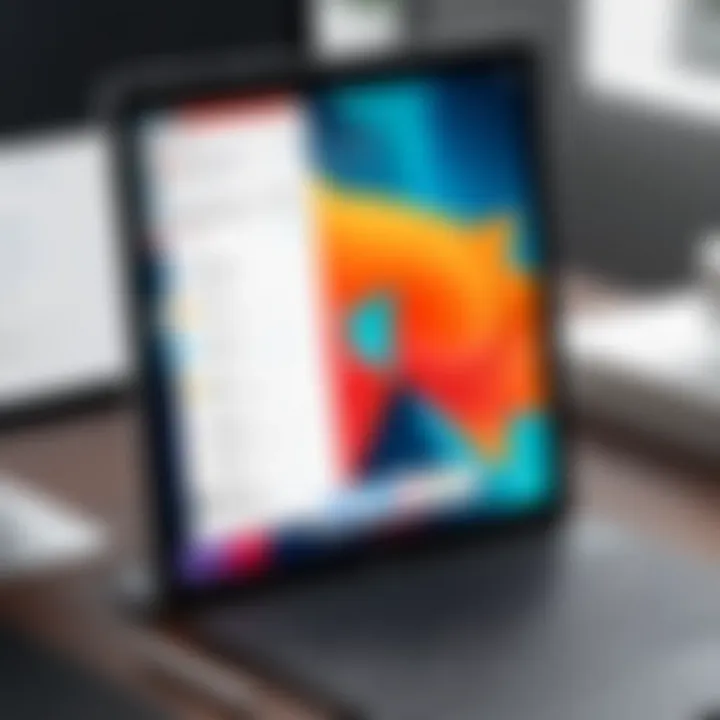 Visual representation of third-party recovery software interface for iPad
