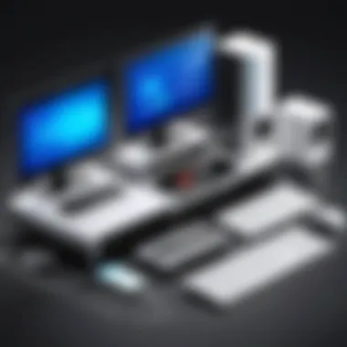 Hardware Setup for Remote Access Diagram outlining hardware setup for remote access