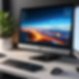 Visual representation of remote desktop software interface