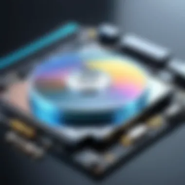 Understanding Disk Defragmentation Illustration of disk defragmentation process
