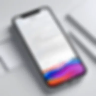 Recovering notes on an iPhone screen