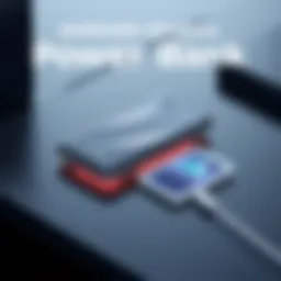 Sleek design of Samsung Wireless Power Bank