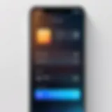 Illustration of iPhone with app lock interface