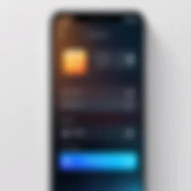 App Lock Interface on iPhone Illustration of iPhone with app lock interface