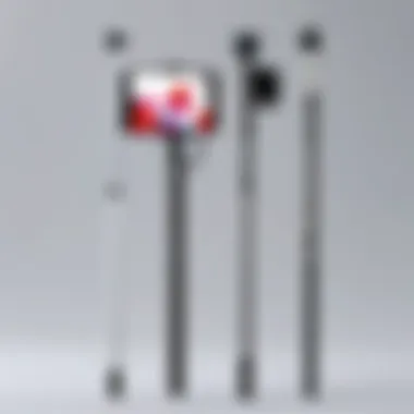 Comparative Analysis of Selfie Sticks for iPhone 11 Comparison of various selfie sticks suited for iPhone 11