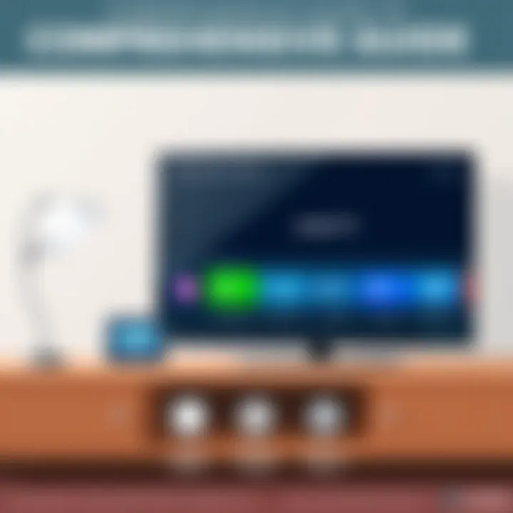 Infographic on streaming options available for smart TVs