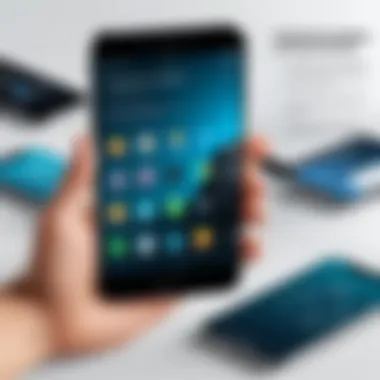Graphic highlighting the benefits and risks of sideloading apps
